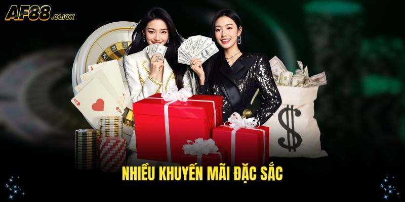 AF88 có nhiều khuyến mãi đặc sắc cho người chơi
